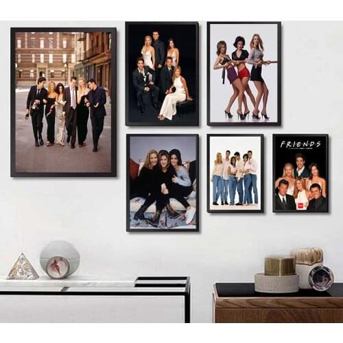 Home Decor Poster Wall Art Print Hot Friends Hotel Movie Classic Comic Gift Painting Bedroom Picture Modular