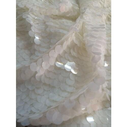 SYJ-12835 sequins french net lace fabric hot sale african net lace fabric with super quality