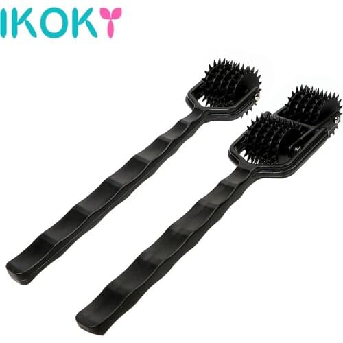IKOKY Sex Roller Pin Wheel Body Stimulator Gear Sexual Fetish Erotic Sex Toys for Men Women Couples Adult Games