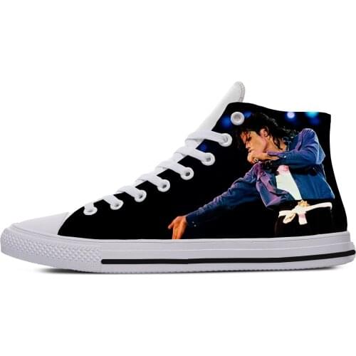 2019 Hot Cool Fashion Pop Funny High Quality Sneakers Handiness Casual Shoes 3D Printed For Men Women Michael Joseph Jackson
