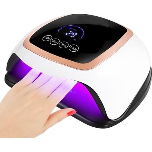 Nails Drying Lamp Professional Nail Lamp Poly Nail Gel 4 Timer With Menory Function Polish LCD Display Touch UV Nails Dryer Lamp