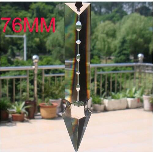 35pcs/lot 76mm Chandelier Crystal Clear Rockets Headshape Part AAA-Top Quality Crystal Pendant Chandelier Crystal