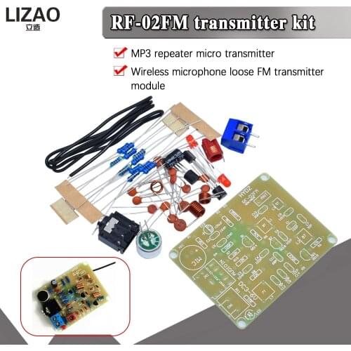 88-108MHz FM Transmitter Module Electronic DIY Kits Frequency Wireless Microphone Transmitter Board Parts DC 3-6V FM Module