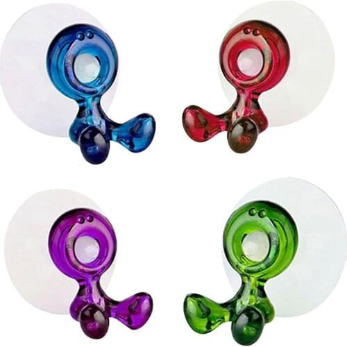 Bathroom Toothbrush Holder Home Kitchen Toothbrush Suction Holder Rack Wall Mount Hang Stand Wall Suction Cup Design Rack