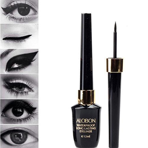 12ml new beauty Liquid Eyeliner Waterproof Eye Liner Pencil Pen Black Make Up Comestic Set The real color of the item may be