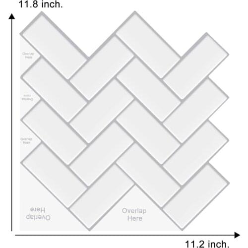 New Design DIY Self Adhesive Wall Tile Waterproof 3d Tile Strong Adhesive Decoration Wall Sticker
