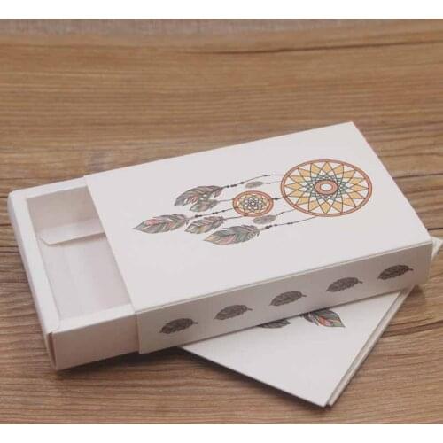 Wedding&birthday Gift paper box with take me to you heart 11.5*8*2cm necklace&earring Packaging & Display box Kraft and white