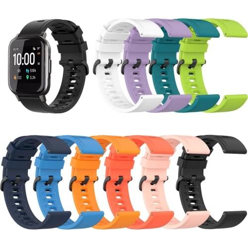 Wrist Strap For Haylou Smart Watch 2 Accessories Replacement Adjustable Wristband For Haylou Smart Watch2 Soft Silicone Strap
