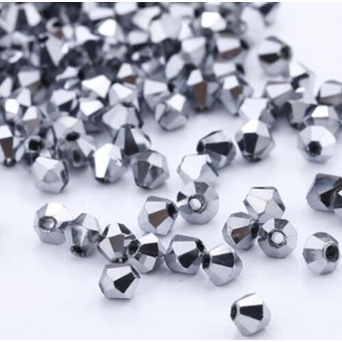 Silver 3mm 720pcs/Lot Chinese Top Quality Crystal Bicone Beads Free Shipping