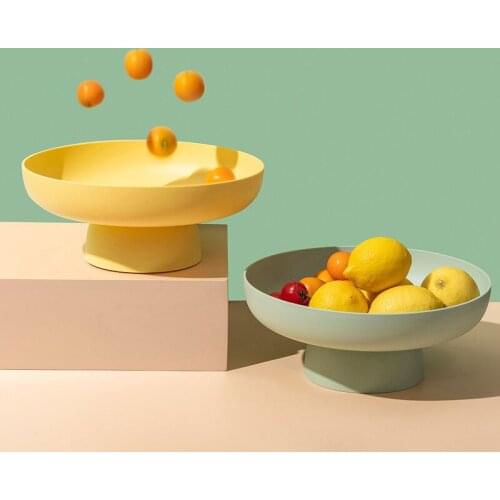 Nordic PP Fruit Storage Rack Removable Snack Tray Drainer Basket Candy Plate Home Organizer Kitchen Tool for Vegetable Cookies