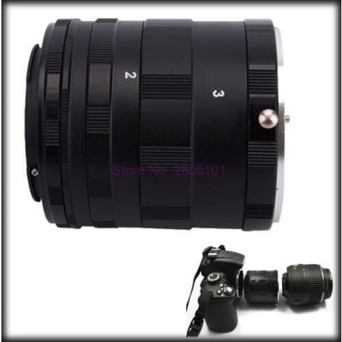 By dhl or ems 100 pieces Electronic AF TTL Auto Focus Macro Extension Ring Tube For Nikon AI AI-S AF-S D800 D600 D700 D7000