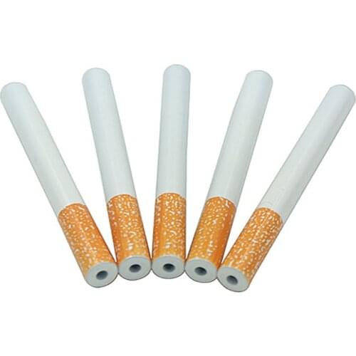 Cigarette Shape hornet grinder metal pipe smoking pipe accessories One Hitter Tobacco pipe filter liar tabaco sniffer pipe #70