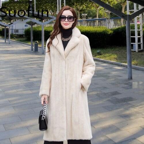 Faux Fur Turn-Down Neck Long Fat Plus Size White England 2021 Fashion Luxe Casual Winter Warm Women Bont Overview Jackets