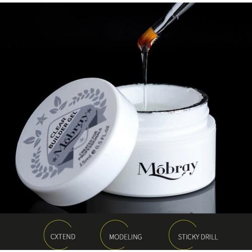 15ml Hard Jelly Builder Nail Extend Gel Transparent Clear White Pink Nail Gel Varnish Extension Glue For Nai Quick Building