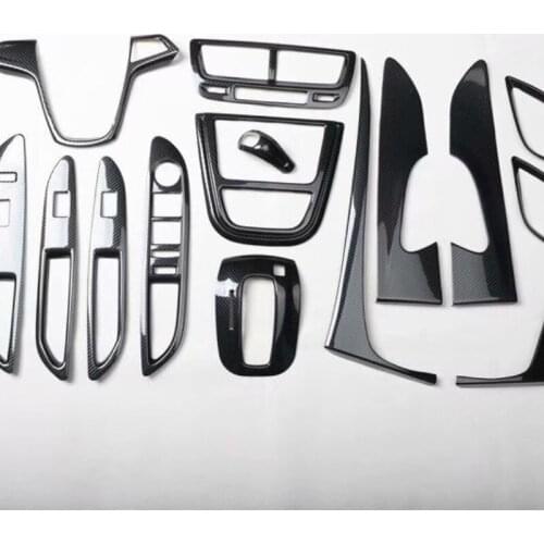 2Color Interior Stickers Modified Central Control Gear Steering Wheel Electric Window Stickers For 13-15 Buick Encore