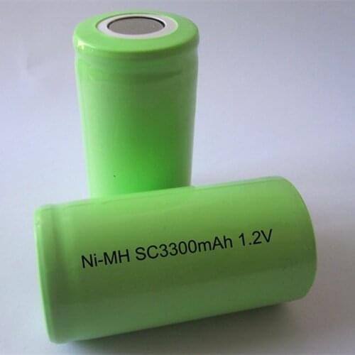 Free shipping 6pcs SC 3300mAh Nimh battery in series 7.2V SC battery pack