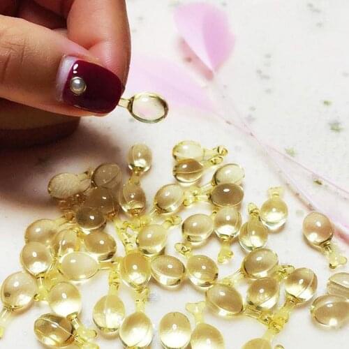 Dropshipping 10Pcs Ginseng EGF Factor Gold Liquid Anti Aging Whitening Care Capsule Wrinkle Remove Ance