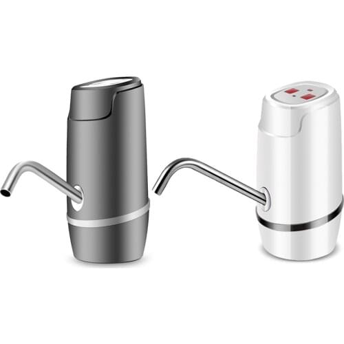 Electric Pumping Device USB Rechargeable Bottled Drinking Water Pump Dispenser for Household Kitchen Easy Supplies
