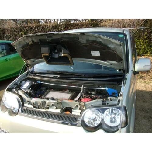 For Daihatsu Move L150 2002-2006 Front Bonnet Hood Modify Gas Struts Carbon Fiber Spring Damper Lift Support Absorber
