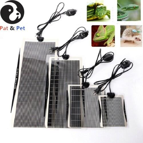Pet Heating Pad, Pet Mat Brooder Incubator with Adjustable Temperature for Reptile Dog Cat Tortoise