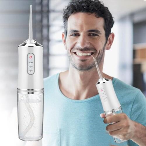 Dental Water Flosser Oral Irrigator Water Jet Toothpick 1400rpm 3 Modes Teeth Cleaner Toothbrush Oral Hygiene Cleaning Machine