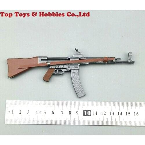 16cm Guns Weapon Model Collections 1/6 Scale MP44 Plastic Machine Gun Model Soldier Figure Weapon Toys