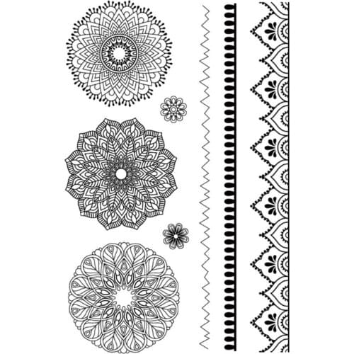 Mandala Silicone Clear Seal Stamp DIY Scrapbooking Embossing Photo Album Decor 449E