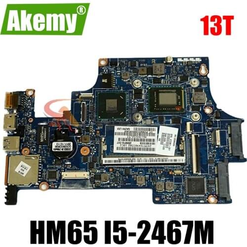 Laptop Motherboard For hp Folio 13T 672352-001 LA-8044P HM65 I5-2467M 1.6G - UMA integrated graphic card fully tested well