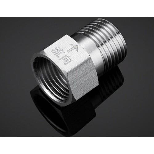 Freeshipping,2pcs 1/2" DN15 One way check valve / toilet water return valve / one way flow / electric water heater valve