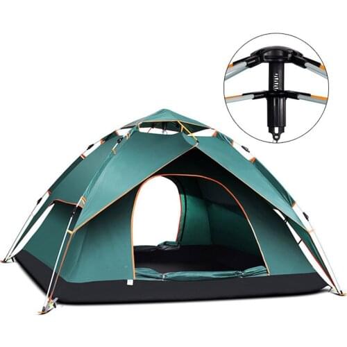 Outdoor camping tent Portable Lightweight automatic tent for 3-4 people picnic hiking pop up tent