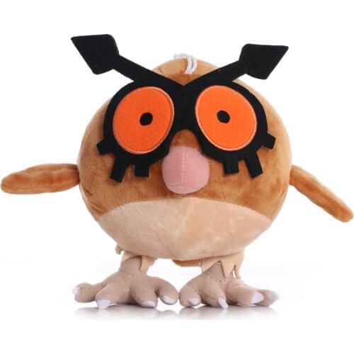 17cm TAKARA TOMY Pokemon Hoothoot Plush Toys Soft Stuffed Animals Toys Doll Gifts for Children Kids