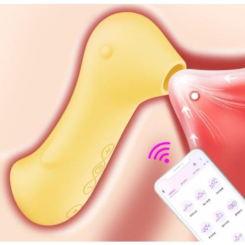 App Remote Control Sucking Vibrator Clitoris Stimulator Blowjob Oral Nipple Sex Toys for Adult Women Masturbator Erotic Products