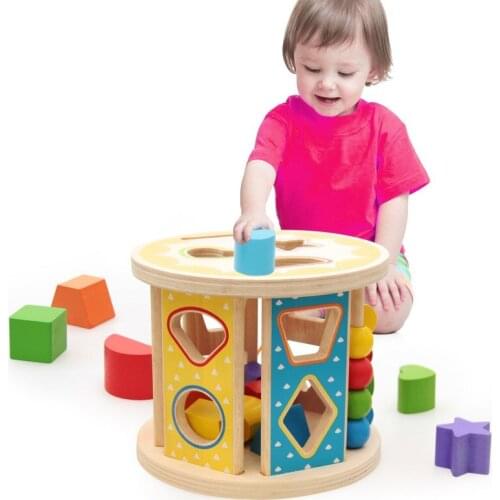 Early childhood educational toys for children. Training hand-eye coordination