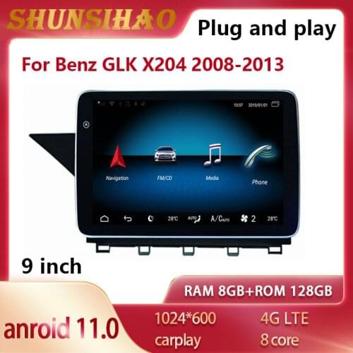 Ouchuangbo Android 10 multimedia For 9inch GLK X204 2008-2013 GPS navigation car Automatic radio stereo 128GB 4G LTE