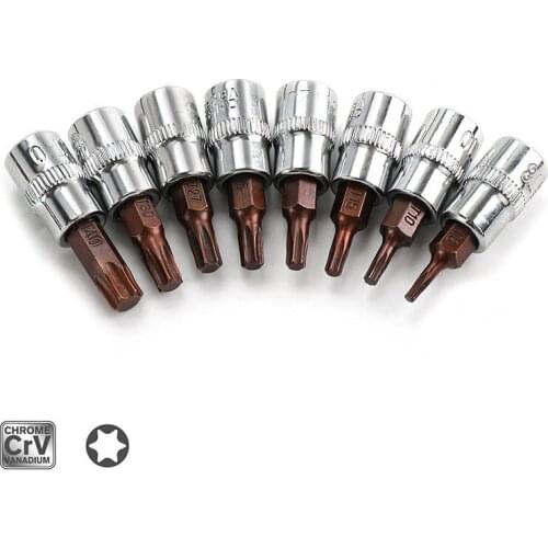 Steckschlüssel TX Innen Vielzahn Nusssatz Stecknüsse Nuss Innenvielzahn T20-T50