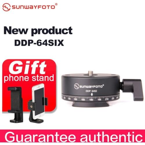 SUNWAYFOTO DDP-64SIX Indexing Head For Dslr 360 Panoramic Tripod Head Professional Aluminum Panoramic Tripod Head Indexing Head