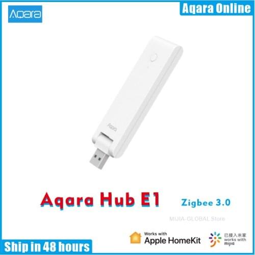 Aqara E1 Hub Zigbee 3.0 USB Smart Gateway Aqara Hub Wireless Zigbee Connect Remote For Mijia Mi home For Apple Homekit Control