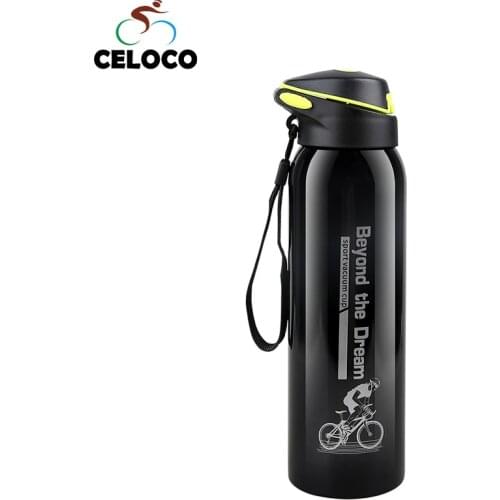 500ML Bike Water Bottle Outdoor Sport Running Mountain Cycling Warm-keeping Bicycle Kettle Drink Bottle Stainless Steel Cup