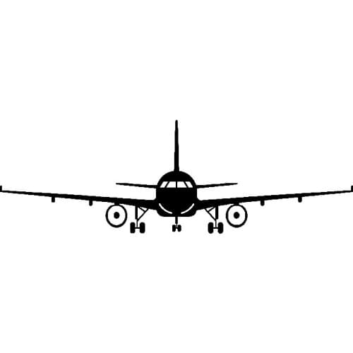18cm*6cm Simple Small Airplane Special Creative Design Graphics KK Vinyl Car Sticker Unmatched Decal Pattern Car Accessories