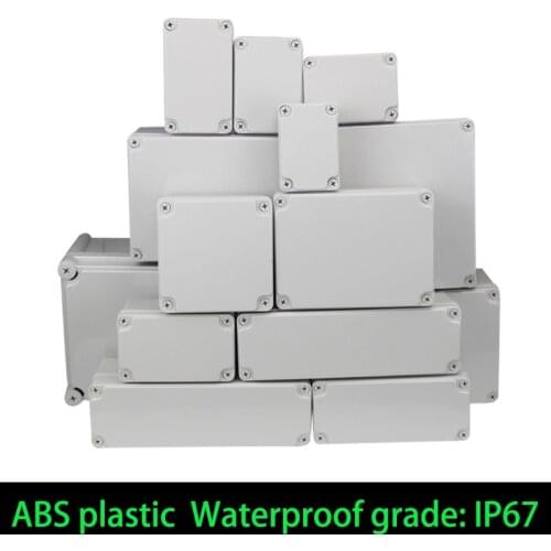 Waterproof Plastic Enclosure Box Electronic ip67 Project Instrument Case Electrical Project Box ABS Outdoor Junction Box Housing
