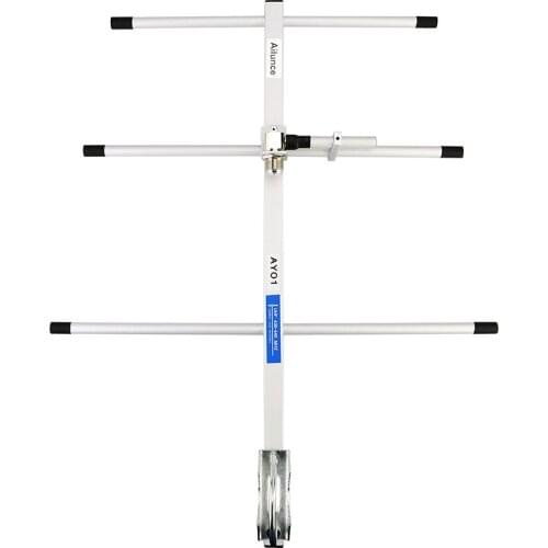 Wishcolor Retevis Ailunce AY01 Horizontal UHF Yagi Antenna High Gain Aluminum Alloy C9071 For Walkie Talkies