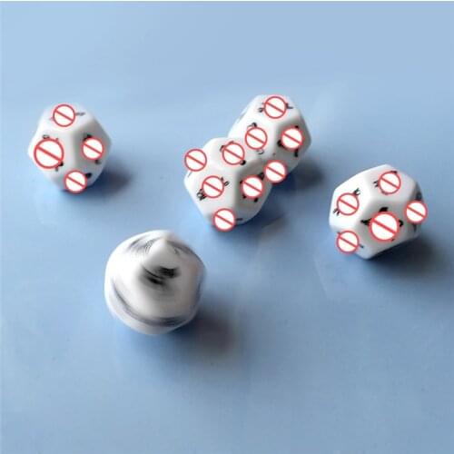 Funny Sex Erotic Dice 12 Side No Vibrator Erotic Crap Sex Love Toy Couple Dice Gambling Game Sex Toys