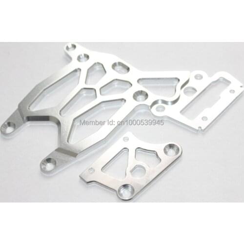 HD alloy Rear upper plate SILVER OR ORANGE CHOOSE