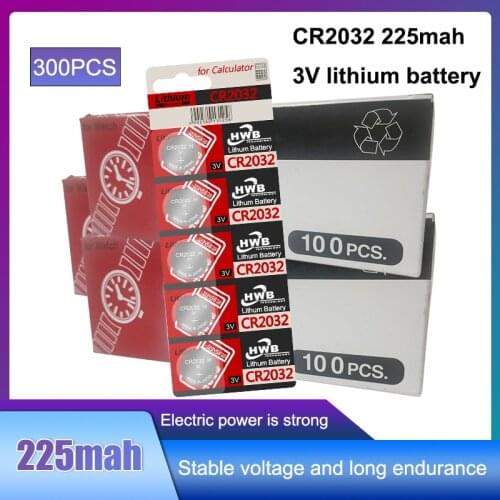 300Pcs original cr2032 cr 2032 for maxell 3v button brand new battery for cell coin batteries for watch computer