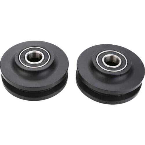 4pcs Sliding Barn Door Wheel Roller Pulley for Wardrobe Closet Cabinet Window Hardware Accessory Free shipping