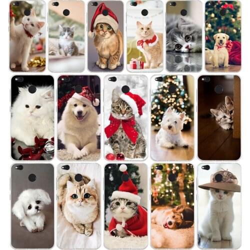 95SD New Year Gifts Cute Cats Soft Silicone Tpu Cover phone Case for xiaomi redmi 4A 4X note 4 4x mi A1 A2 lite