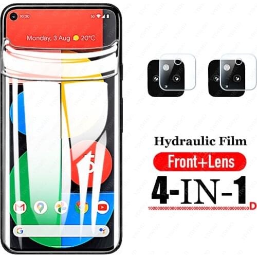 999D Soft Hydrogel Film for Google Pixel 4XL XL4 4 A 4A 5G 5 Pixel5 Pixel4A Protective Film Screen Protector Camera Lens Glass