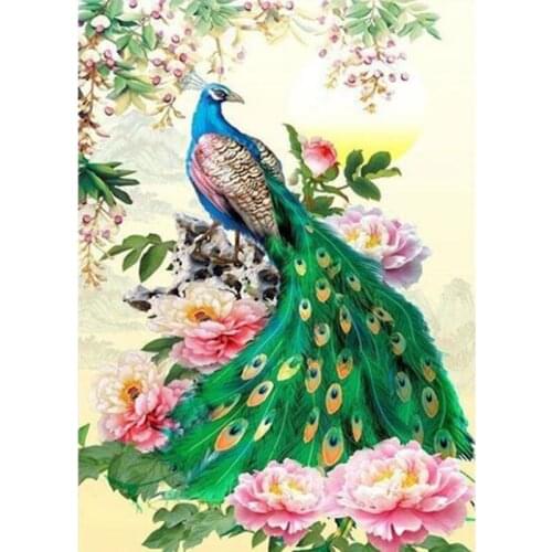 NEW 5D Diamond Embroidery Diy Diamond Painting Peacock Pictures Diamond Mosaic Christmas Gift Diamond Picture Home Decor L893