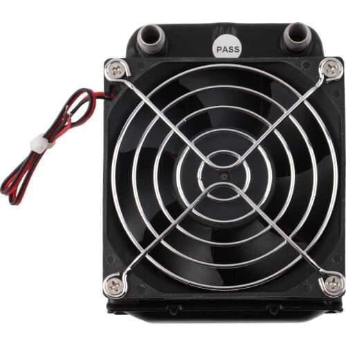 Aluminum 80mm Water Cooling Row With Fan For CPU Durable Cooling System Devices Computer Radiator Compact Heat Exchanger