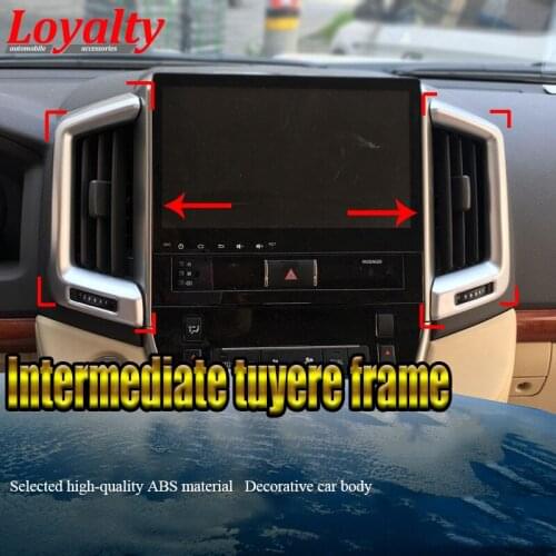 Loyalty for Toyota Land Cruiser 2011 2012 2013 2014 2015 2016 Center Air VConditioner Vent Outlet Trim Cover ABS Car Styling